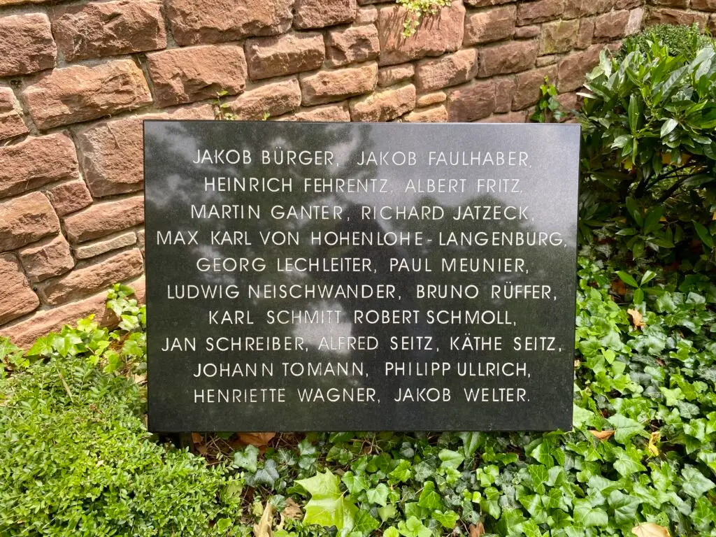 Gedenkstein für die Widerstandsgruppe Lechleiter