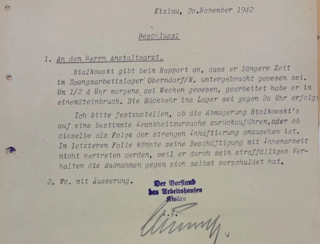 Beschluss Bialkowski