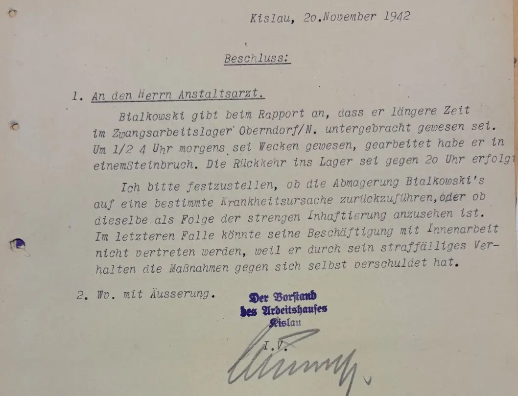 Beschluss Bialkowski
