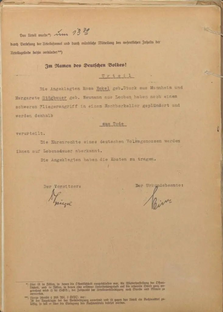 Urteil Eckel