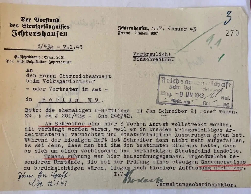 Gnadenersuch Schreiber